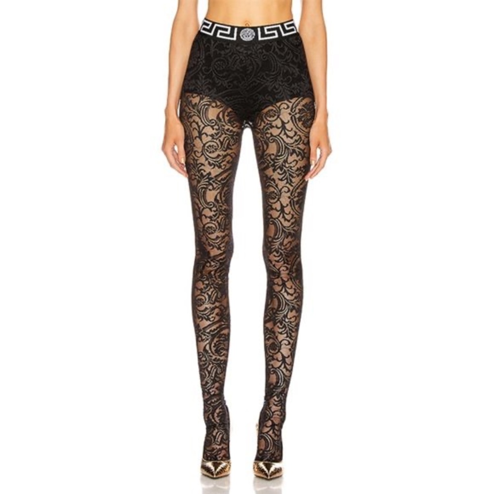 Versace Lace Tights